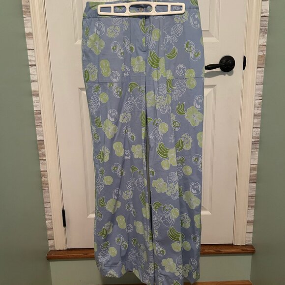 Vintage Lilly Pulitzer Fruit Pants - Picture 1 of 4